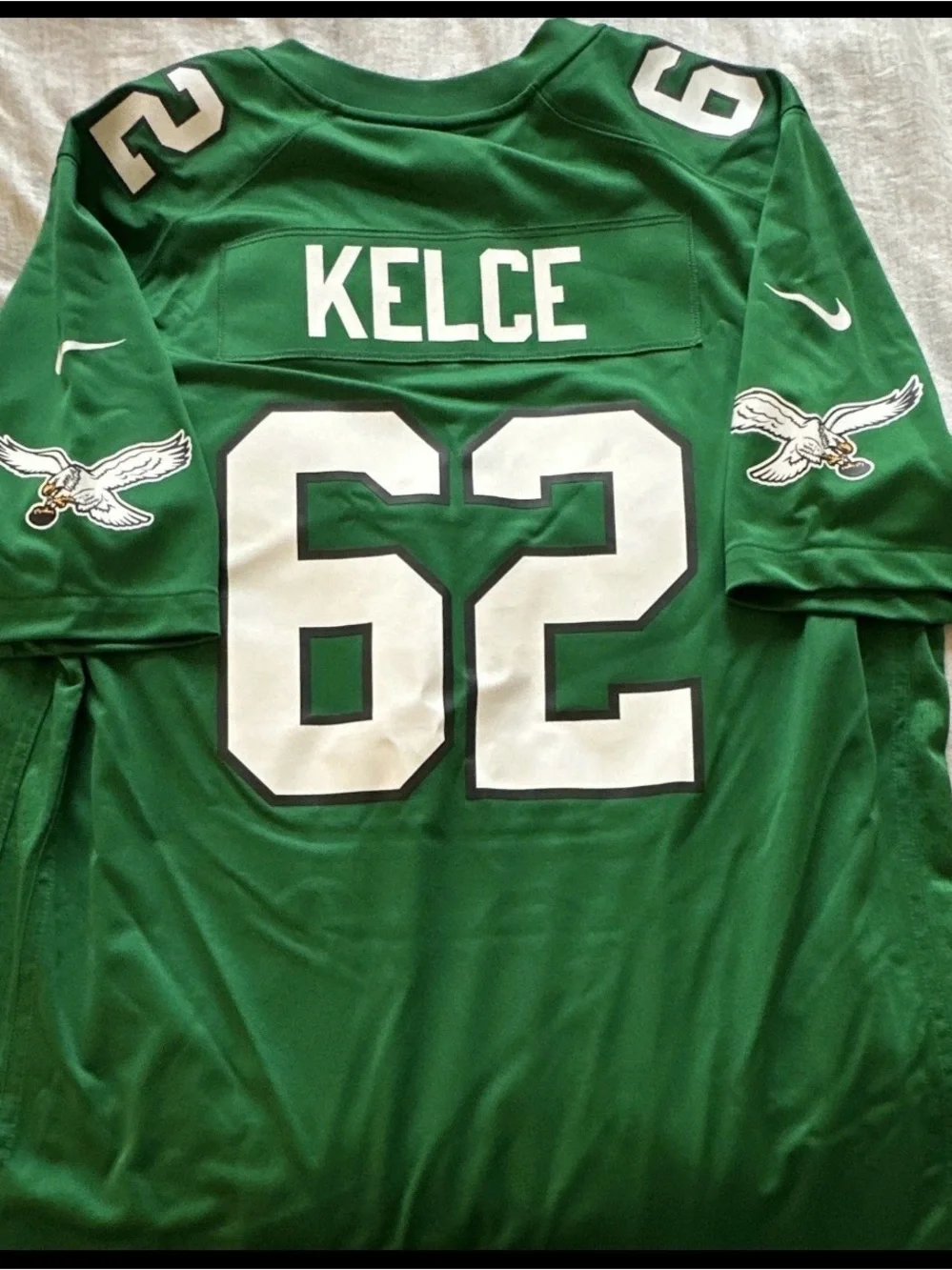 Nike Green Men’s Football Jersey with White 62